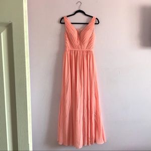 AZAZIE Prom/Bridesmaid Dress in Coral
